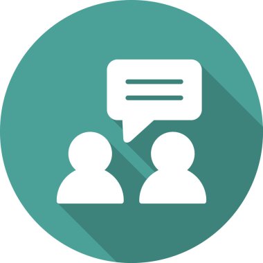 konuşma simge vektör çizim