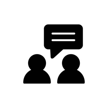 konuşma simge vektör çizim