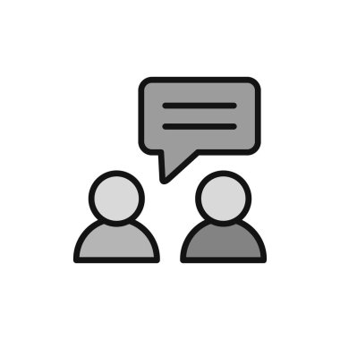 konuşma simge vektör çizim