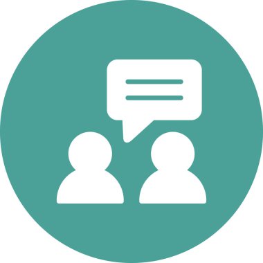 konuşma simge vektör çizim