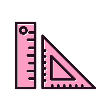 Geometri simgesi vektör illüstrasyonu