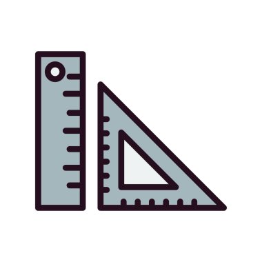 Geometri simgesi vektör illüstrasyonu