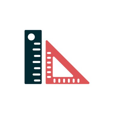 Geometri simgesi vektör illüstrasyonu