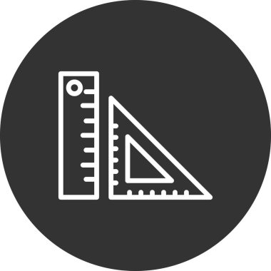 Geometri simgesi vektör illüstrasyonu