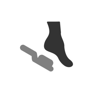 Pedicure icon vector illustration