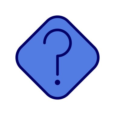 Soru işareti vektör illüstrasyonu