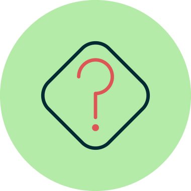 Soru işareti vektör illüstrasyonu