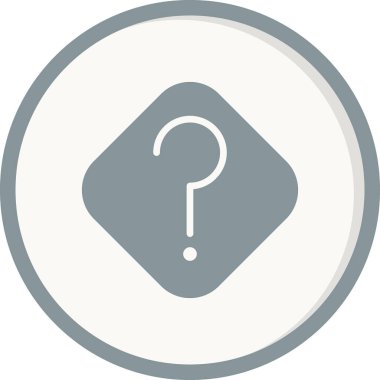 Soru işareti vektör illüstrasyonu