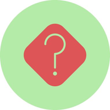 Soru işareti vektör illüstrasyonu