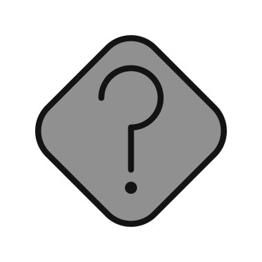 Soru işareti vektör illüstrasyonu