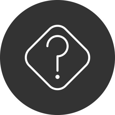 Soru işareti vektör illüstrasyonu