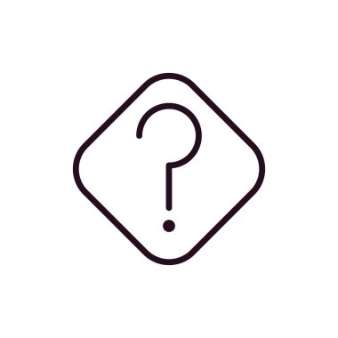 Soru işareti vektör illüstrasyonu