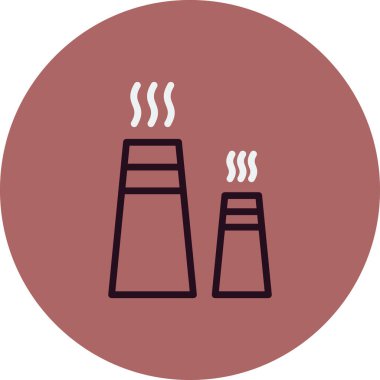 Reaktör simgesi vektör illüstrasyonu