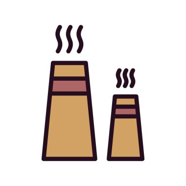 Reaktör simgesi vektör illüstrasyonu