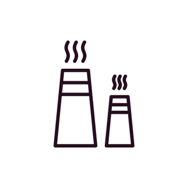 Reaktör simgesi vektör illüstrasyonu