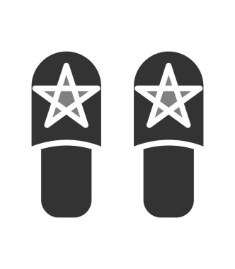 Web ve mobil uygulama tasarımınız için beyaz arkaplanda izole edilmiş yıldız simgesi vektörü, boks logosu kavramı