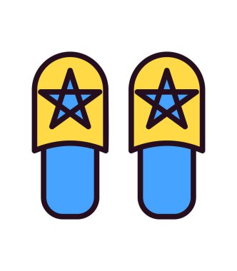 Bir çift çorabın vektör çizimi