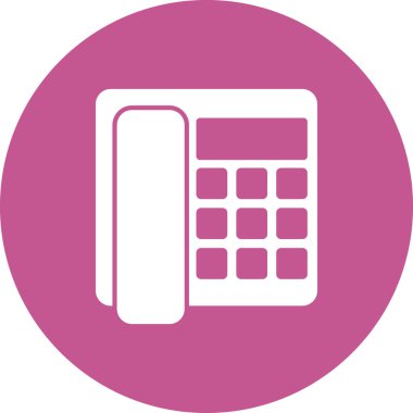 Beyaz arkaplanda telefon simgesi 