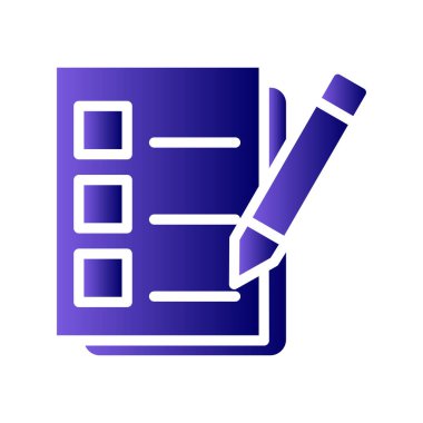 Kalem ikonlu pano. özet vektör illüstrasyonu