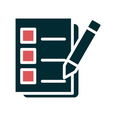 Kalem ikonlu pano. özet vektör illüstrasyonu