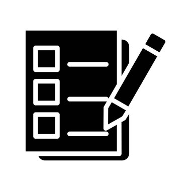 Kalem ikonlu pano. özet vektör illüstrasyonu