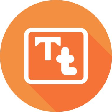 Typography vektörü simge simgesi 