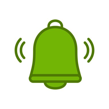 Çan simgesi vektör illüstrasyonu