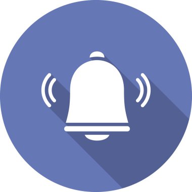 Çan simgesinin vektör illüstrasyonu