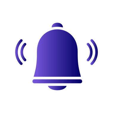 Çan simgesi vektör illüstrasyonu