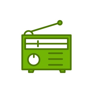 radyo simgesi vektör illüstrasyonu