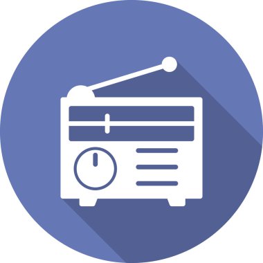 radyo simgesi vektör illüstrasyonu