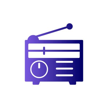 radyo simgesi vektör illüstrasyonu