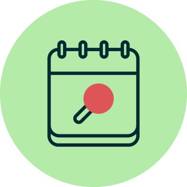 arama web simgesi illüstrasyonu