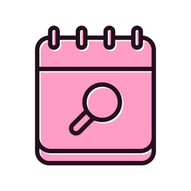 arama web simgesi illüstrasyonu