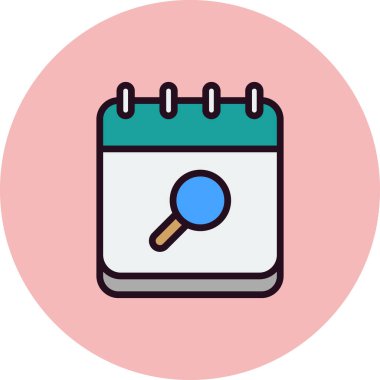 arama web simgesi illüstrasyonu