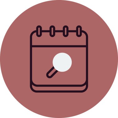 arama web simgesi illüstrasyonu