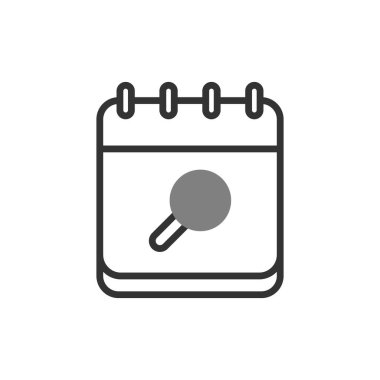 arama web simgesi illüstrasyonu