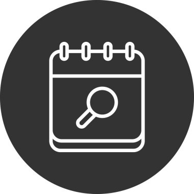 arama web simgesi illüstrasyonu