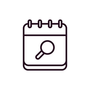 arama web simgesi illüstrasyonu