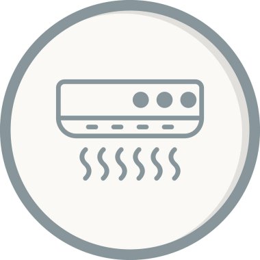 Klima ikonu vektör illüstrasyonu