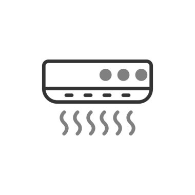 Klima ikonu vektör illüstrasyonu