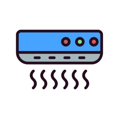 Klima ikonu vektör illüstrasyonu