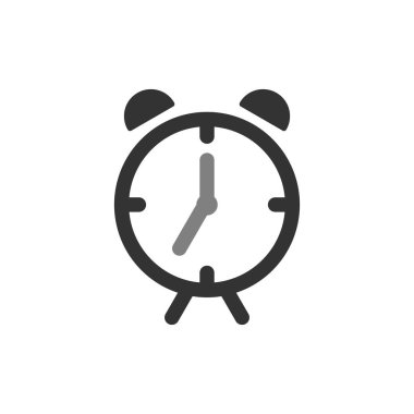 Çalar saat. Web simgesi basit illüstrasyon