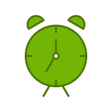  Çalar saat. Web simgesi basit illüstrasyon