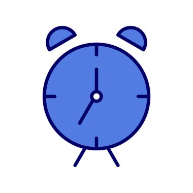  Çalar saat. Web simgesi basit illüstrasyon