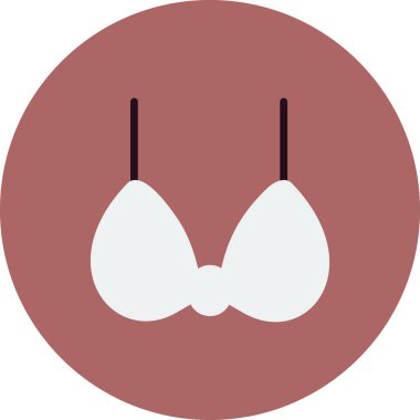 Sütyen. Web simgesi basit tasarım