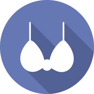 Sütyen. Web simgesi basit tasarım