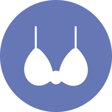 Sütyen. Web simgesi basit illüstrasyon