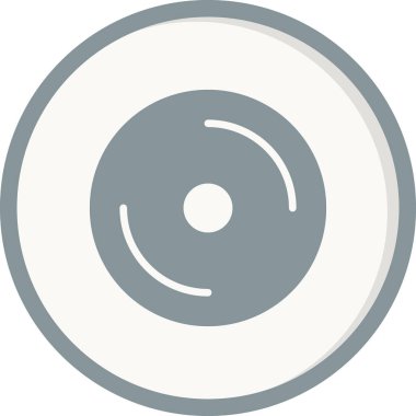 CD mi? Web simgesi basit tasarım