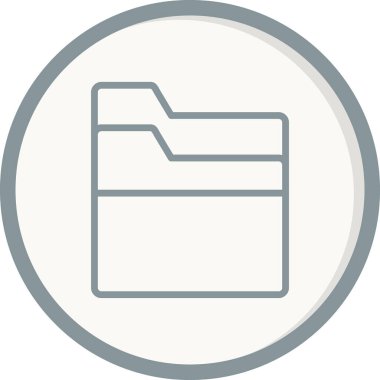 Dosya. Web simgesi basit illüstrasyon